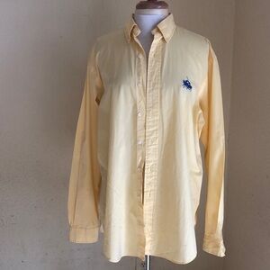 Ralph Lauren Classic Fit Men’s Button Down Longsleeve Dress Shirt, Size L